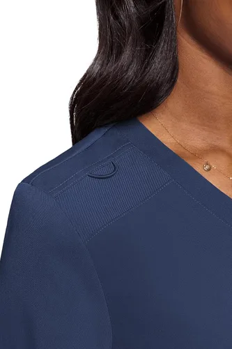 Miniatura 4 de Med Couture Touch - Camiseta médica con bolsillo en el pecho para mujer