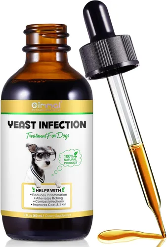 Tratamiento de infección por levaduras para perros, apoya naturalmente el alivio saludable de la picazón del perro, el tratamiento de infecciones de