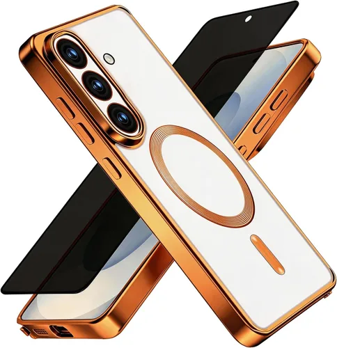 Miniatura 39 de Misscase Funda MagSafe compatible con iPhone 12 Pro Max con protector de lente de cámara, protección completa, funda magnética transparente