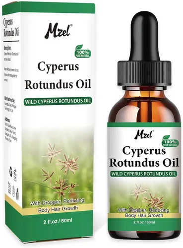 Aceite Wild Cyperus Rotundus, 2 onzas líquidas, 100% puro natural, reducción del crecimiento del vello corporal con cuentagotas