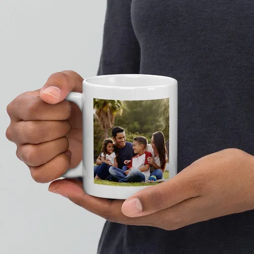 Miniatura 5 de Taza de café personalizada para mamá con diseño de logotipo de foto/texto, tazas personalizadas, 11 onzas, impresión de doble cara, taza de café