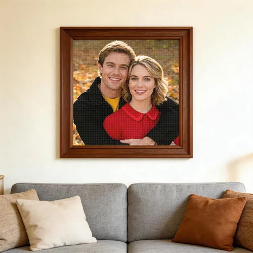 Miniatura 6 de XINYIMAI Pintura de Diamantes Personalizada a partir de Foto - Kit 5D DIY Personalizado para Adultos, Idea de Regalo, Decoración de Pared del Hogar