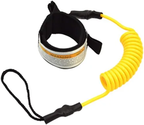 Miniatura 6 de Tookie Correa de tabla de surf, cuerda de pierna de correa de sup en espiral, cuerda recta para la pierna de la tabla de surf, correa elástica