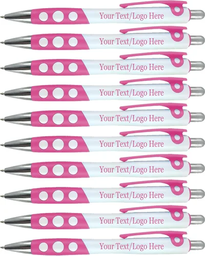 Miniatura 5 de SyPen Bolígrafos personalizados con logotipo/texto, paquete de 350 unidades a granel para negocios, fiestas y eventos, impresión personalizada