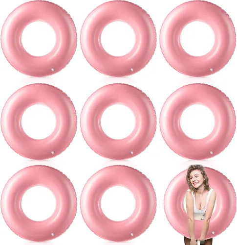 Gemscream Flotador inflable grande de piscina de 36 pulgadas, flotadores de piscina para adultos, tubo inflable para vacaciones de verano, playa,