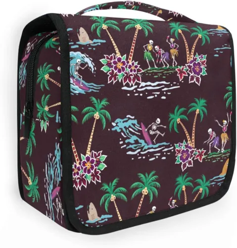 Miniatura 27 de MNSRUU Hanging Toiletry Bag Goth Bats Moons and Stars Travel Makeup bag for Toiletries Portable Travel Toiletry Organizer Cosmetic Bags with Hanging