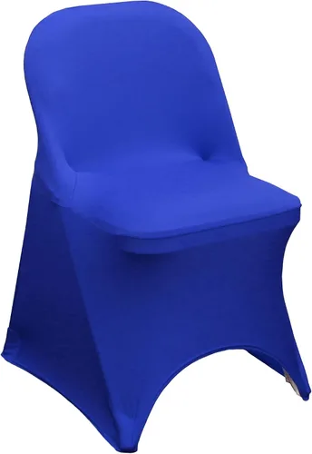Miniatura 9 de YOUR CHAIR COVERS - Funda para silla plegable de elastano azul claro - Funda de cojín tapizada plegable elástica ajustable extraíble lavable
