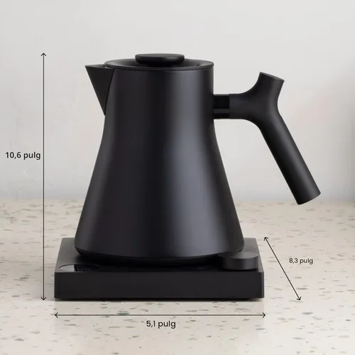 Miniatura 6 de Fellow Corvo EKG Pro Hervidor Eléctrico de Té - Calentamiento Rápido, Control Preciso de Temperatura, Programación, Temporizador de Infusión Negro