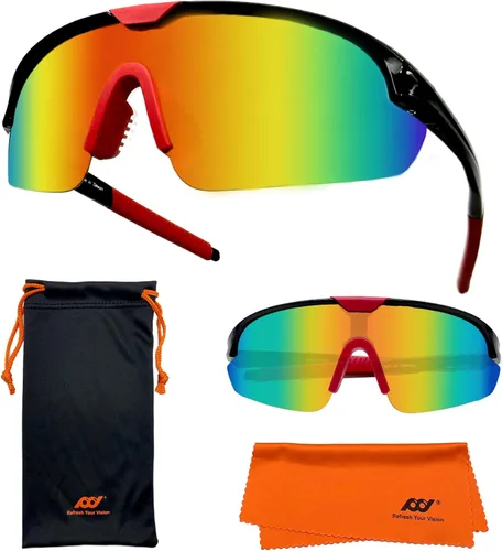 Miniatura 8 de XII WY escudo polarizado jóvenes niños junior deportes gafas de sol ciclismo correr golf béisbol para niños niñas