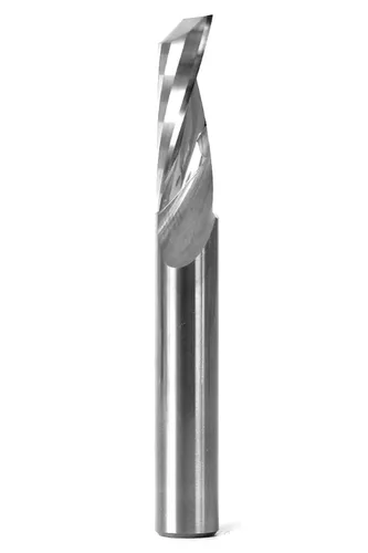 YONICO Fresa de carburo sólido de una sola flauta Upcut End Mill Router Bits CNC Spiral O Flauta 3/8-Inch Diámetro 3/8-Inch Shank 31017-SC