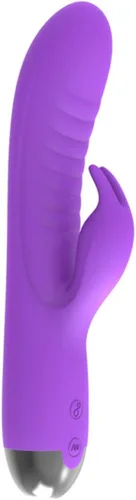 Consolador vibrador de punto G Conejo Vibrador Silicagel realista 7 velocidades Mujer Masturbador Adultos Juguetes sexuales eróticos para mujeres