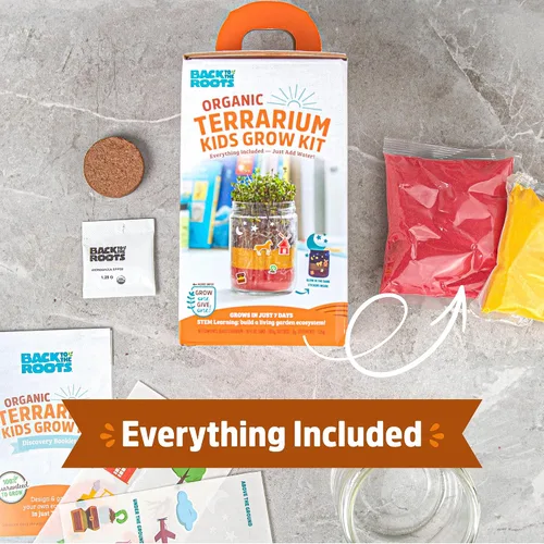 Miniatura 3 de Back to the Roots Kit de cultivo de terrario - Juego de bricolaje fácil de usar para todas las edades pequeño