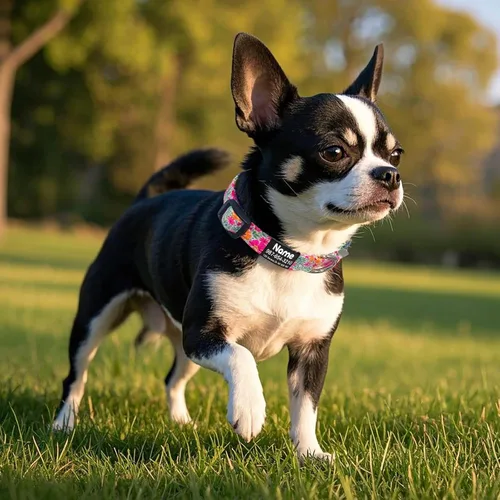 Miniatura 5 de Collar de perro personalizado grabado con placa de nombre, personalizado con etiqueta de identificación y número de teléfono, 6 estilos para niños