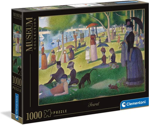 Clementoni 39613, Domingo de museo en La Grande Jatte Puzzle para niños y adultos - 1000 piezas, a partir de 10 años
