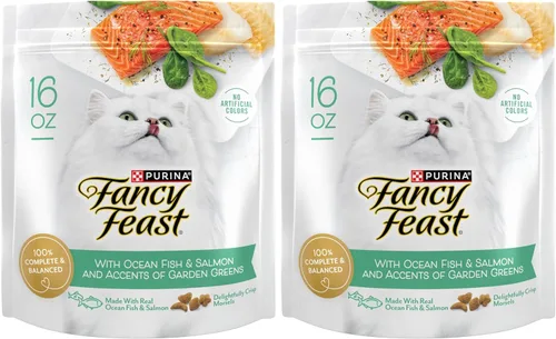 Miniatura 19 de Comida seca Purina Fancy Feast para gatos con pescado del océano y salmón - Bolsa de 3 libras