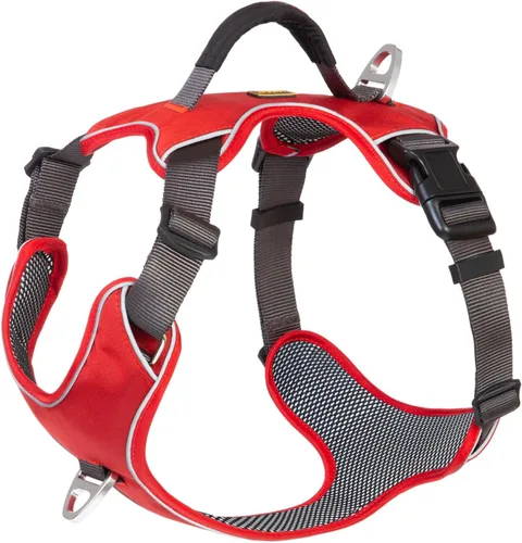 Miniatura 8 de Arnés para perro sin tirones con 2 clips para correa, chaleco reflectante, ajustable y acolchado, clips delanteros y traseros fáciles de caminar
