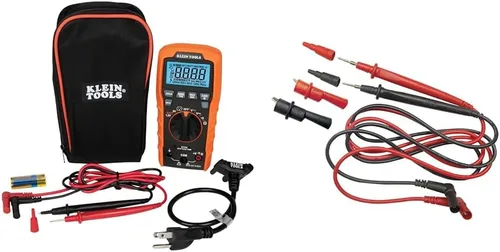Miniatura 16 de Klein Tools ET270 Multiprobador digital de rango automático, AC/DC, resistencia y kit de herramientas de búsqueda de disyuntores 80016