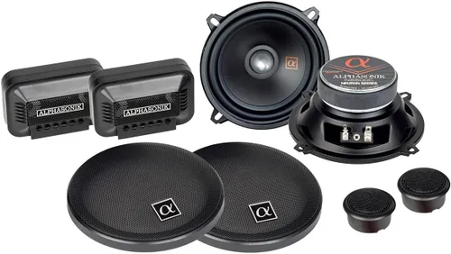 Miniatura 13 de Alphasonik 1 par de altavoces NS653 Neuron Series de 6.5" (300 vatios máx. para el par) 150 vatios máx. por altavoz, altavoz de audio para automóvil