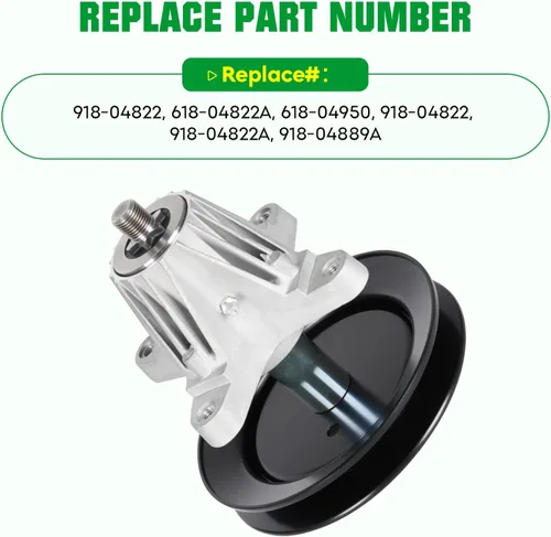 Miniatura 3 de Youxmoto LTX1040 Conjunto de husillo 618-04822 se adapta a 42 pulgadas MTD/Troy-Bilt/Cub Cadet LTX1042, LT2000; cubierta de 60 pulgadas ZT1-60