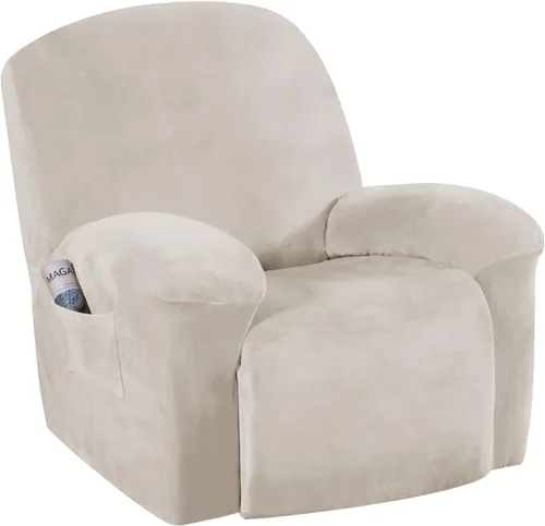 Miniatura 35 de H.VERSAILTEX 1 Pieza Funda para Sillón Reclinable de Terciopelo Fundas Deslizantes para Sillón Reclinable Fundas Deslizantes para Sillón Reclinable