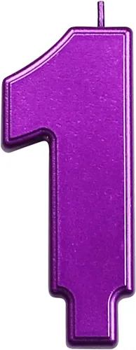 Miniatura 24 de DERVENTA Velas de cumpleaños con números grandes, 3D, color rosa, 3.7 pulgadas, decoración para tartas de fiesta, 1 pieza (número 3 rosa)