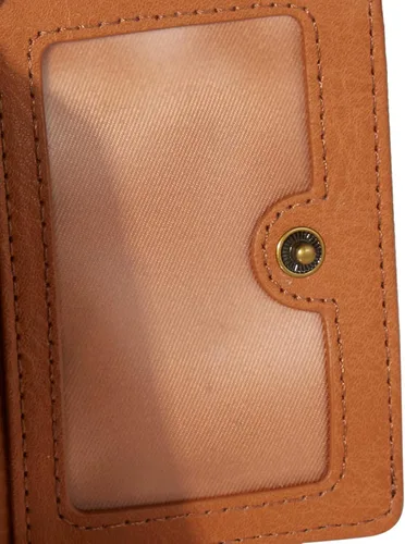 Miniatura 4 de Fossil Logan - Cartera plegable de cuero con bloqueo RFID para mujer