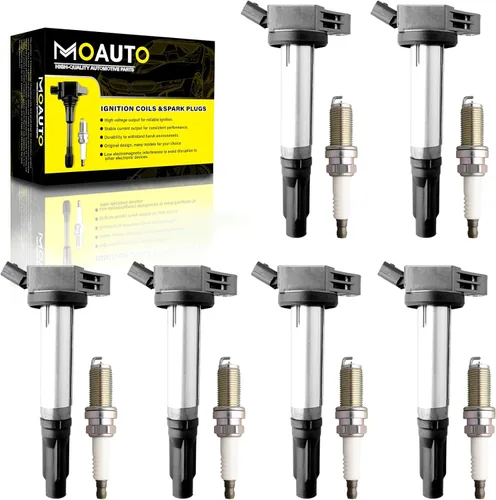 Miniatura 15 de Juego de 4 bobinas de encendido 06J905110G y 4 bujías de iridio compatibles con Volkswagen Audi Beetle Golf Jetta 1.8L 2.0L L4