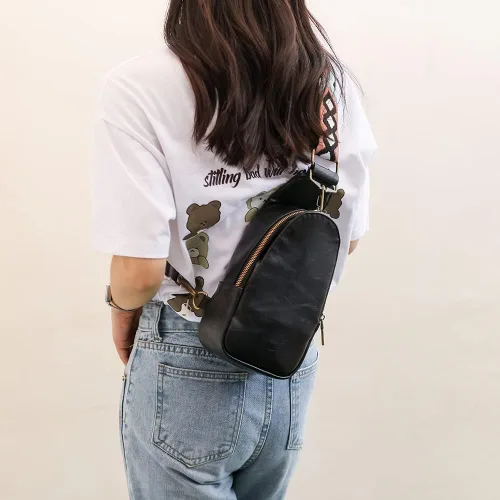 Miniatura 3 de Sling Bag for Women Fanny Pack Crossbody Bags for Women Chest Bags Cross Body Purse PU Shoulder Backpack