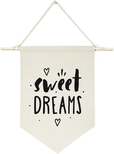 Miniatura 10 de The Cotton & Canvas Co. Cartel de lienzo colgante de pared con alfabeto para bebé, niña, bebé, guardería, habitación de adolescentes y niños