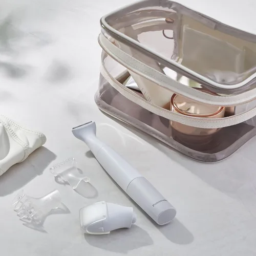 Miniatura 12 de Panasonic Recortadora y afeitadora de bikini para mujer con 4 accesorios para un aseo rápido y fácil en áreas íntimas, uso húmedo/seco, maquinilla