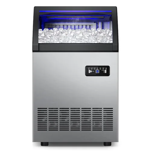 Miniatura 10 de Nugget - Máquina de hacer hielo 3 en 1 para encimera, 50 libras/24 horas, fabricación rápida de LCE en 10 minutos, función de limpieza automática