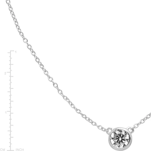 Miniatura 5 de Silpada 'Marvel' Cubic Zirconia Necklace in Sterling Silver, 16" + 2