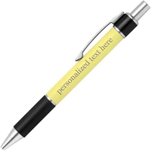 Miniatura 29 de Bolígrafo personalizado – Nombre o mensaje personalizado – Colores o impresiones – Regalo de papelería, suministros para la escuela de negocios