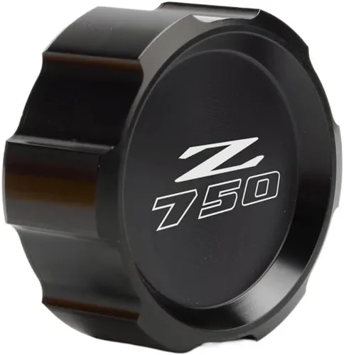 Miniatura 10 de Para KAWASAKI Z750 Z1000 Z800 Tapa de depósito de líquido de freno trasero se adapta a MT07 MT09 MT03 R1 R6 (color : MT negro)