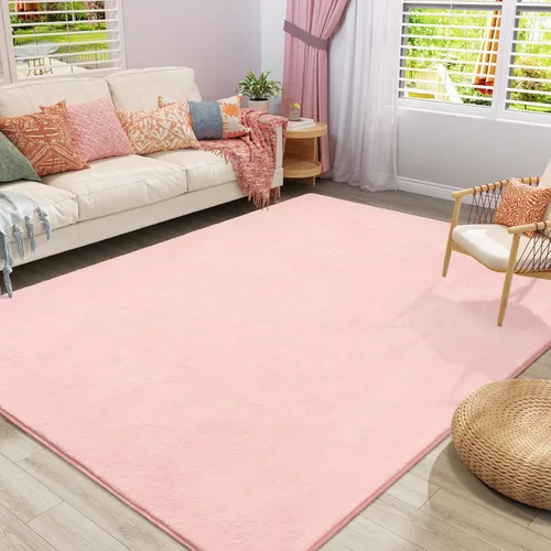 Miniatura 14 de Amearea Alfombras Modernas de Área para Dormitorio Sala de Estar, 4x6 Pies Gris Alfombra de Espuma Viscoelástica Engrosada, Alfombras Mullidas