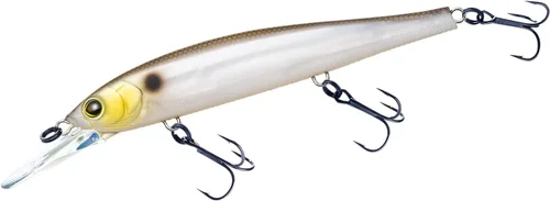 Miniatura 7 de YO-ZURI 3DB Jerkbait Deep 4.331 in Suspend Type Bass Señuelo Sábalo de purpurina perla mate