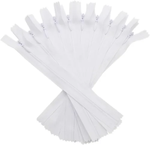 Miniatura 7 de YaHoGa 10 cremalleras invisibles de 4 pulgadas ocultan cremalleras para costura, vestidos, prendas, ropa, almohadas, sastres, manualidades