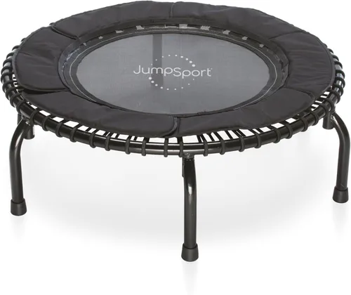 Miniatura 4 de JumpSport 39" Essential Fitness Trampoline Model 220, 230, 250 Exercise Trampoline 30 Low-Impact Bungees Negro