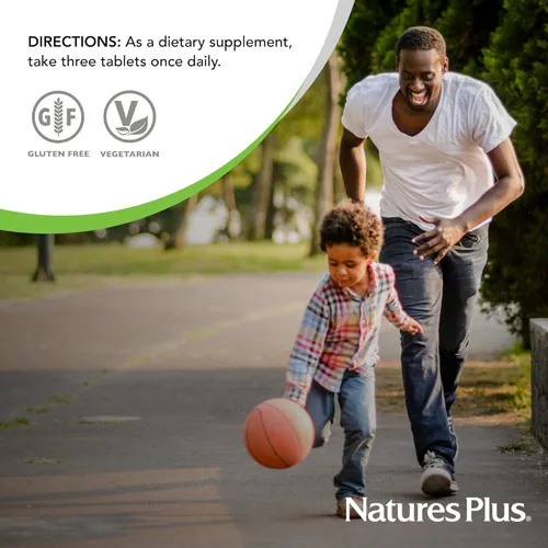 Miniatura 6 de NaturesPlus Ultra Source of Life Multivitamínico sin hierro - 180 tabletas - Apoya la salud inmunológica, la energía y el bienestar general