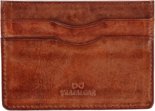 Miniatura 3 de Trafalgar Caelen - Tarjetero de piel RFID con relieve a cuadros