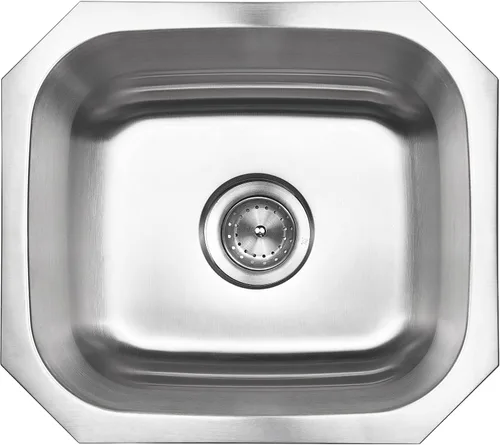 Miniatura 13 de MSI Fregadero y colador de barra de cocina de acero inoxidable calibre 18 de 14 pulgadas