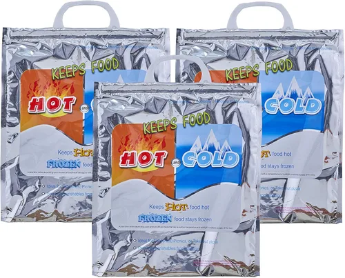 Miniatura 42 de Superio Bolsas aisladas para bebidas frías y calientes para entrega de alimentos, bolsas de compras de comestibles, almacenamiento de alimentos