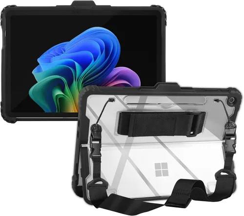 Miniatura 12 de AOAO Funda para Microsoft Surface Go 4/Surface Go 3/Surface Go 2/Surface Go con correa para el hombro, correa de mano, soporte para lápiz stylus