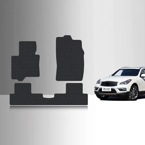 Miniatura 15 de TOUGHPRO Juego de accesorios de alfombrillas (primera fila + 2da fila) para Infiniti QX50 resistente para todo tipo de clima