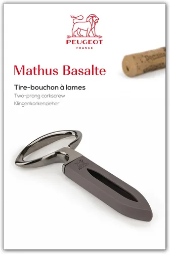 Miniatura 2 de Peugeot Sacacorchos de dos puntas Mathus, Basalte