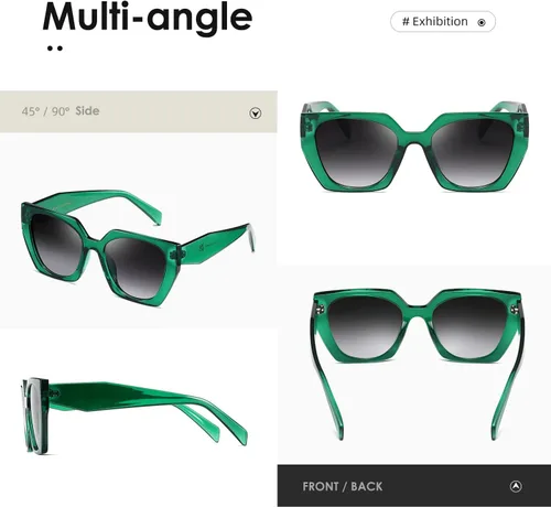 Miniatura 4 de kimorn Gafas de sol para mujeres y hombres de moda retro gafas de sol de moda K1354