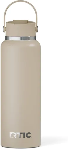 Miniatura 26 de RTIC - Botella de agua Outback de 32 oz (1 L), con revestimiento de cerámica, aislada, de acero inoxidable, doble pared con aislamiento al vacío