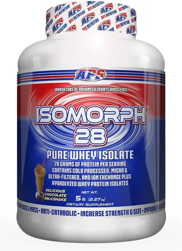 Miniatura 13 de APS Nutrition Isomorph 28 Proteína en polvo Aislado de suero puro Aislados prensados en frío, ultrafiltrados e intercambio iónico 0.99 oz
