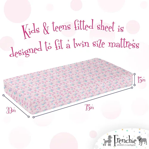 Miniatura 7 de Frenchie Mini Couture Sábanas para moisés, 100% algodón, estrellas azules, 15 x 33 pulgadas, paquete de 2