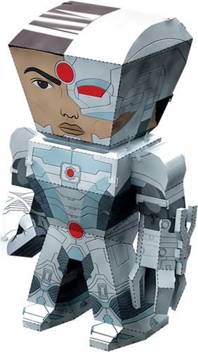 Miniatura 2 de Fascinations Metal Earth Legends DC Justice League Cyborg 3D Kit de modelo de metal